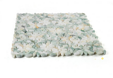DAISY WILD GREEN MOSAIC 12.75" X 12.5" - 4
