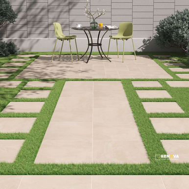 ARTERRA PAVER TIERRA IVORY 24X24X2CM ( 8 SF PER BOX ) - 2