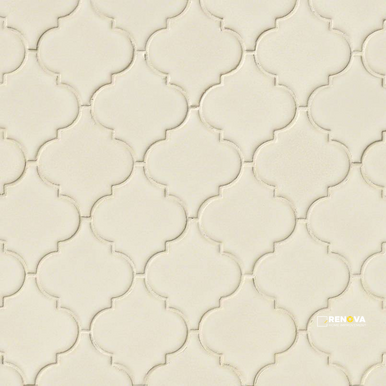 ANTIQUE WHITE ARABESQUE MOSAIC 8MM - 3