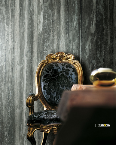 I-TRAVERTINI BLACK GLOSSY 16" X 32" - 6