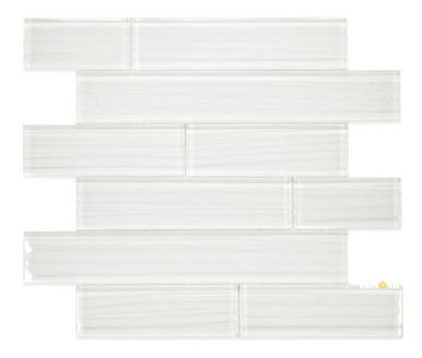 CASALE SILVER WHITE MULTI SIZE MOSAIC 11.75" X 11.75"