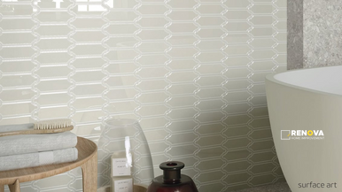 BAROQUE GLOSSY WALL ELONGATED ARABESQUE 2X6 - 2