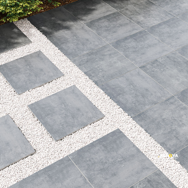 ARTERRA PAVER BETON ANTRACITE 24X24X2CM ( 8 SF PER BOX ) - 2