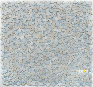 PEBBLE MARINA MOSAIC 12" X 12" - 4