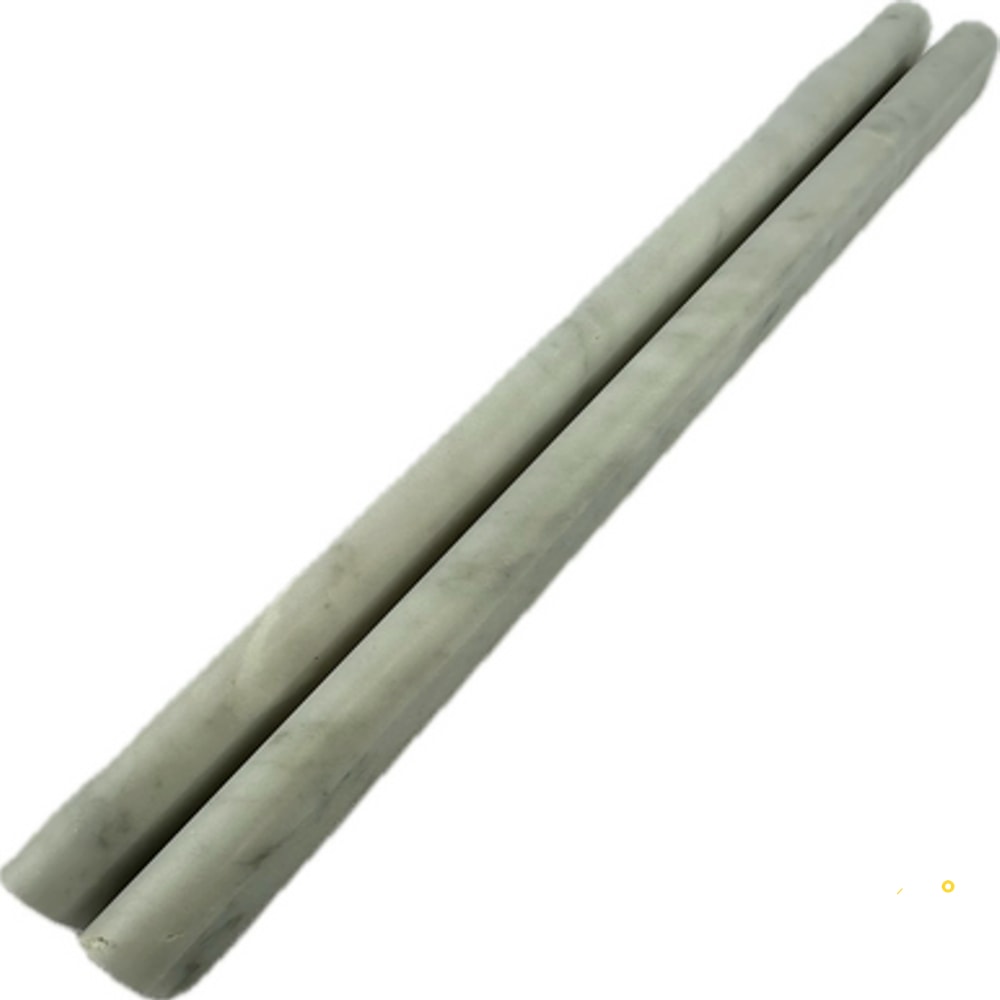 BIANCO CARRARA HONED PENCIL 5/8" X 12"