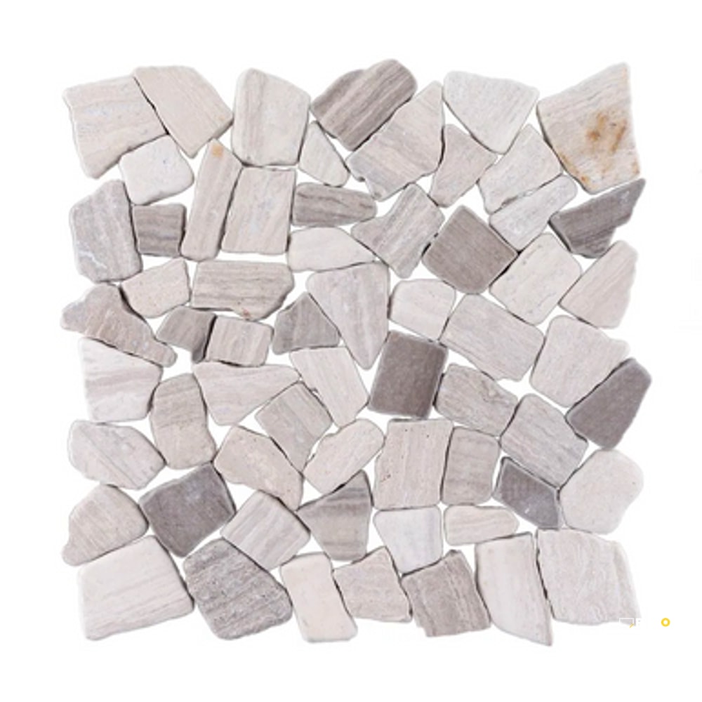 CHAPTER ES - ESSENTIALS COBBLE ROCKS HONED MOSAIC 12" X 12" - 2