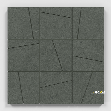 CROSSVILLE ARGENT 2.0 ENCHANTED FOREST 4X4 RANDOM MOSAIC UNPOLISHED .98 SF/SHT