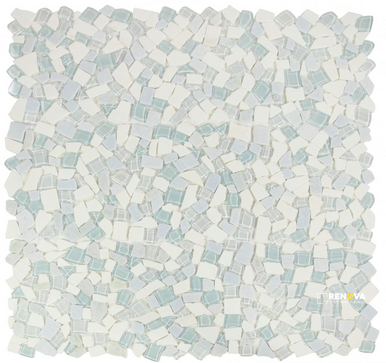 PEBBLE SKY MOSAIC 12" X 12" - 2