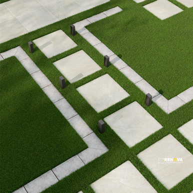 ARTERRA LEGIONS PAVER QUARTZ WHITE 24X24 ( 8 SF PER BOX ) - 4
