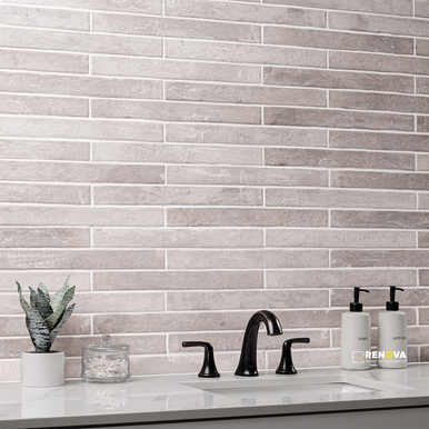 BRICKSTONE IVORY 2X18 MATTE ( 8 SF PER BOX ) - 2