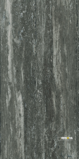 I-TRAVERTINI BLACK GLOSSY 24" X 48" - 8