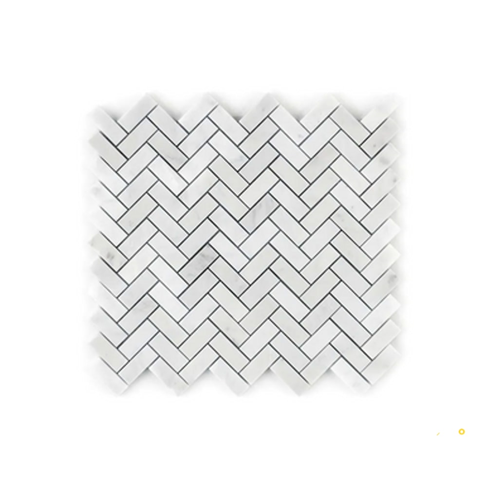 CHAPTER 15 - STATUARIO HERRINGBONE MOSAIC 1.75" - 4