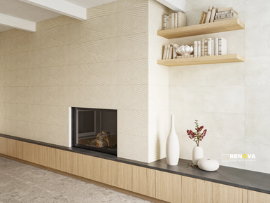 DONNA MATTE FLAT FIELD TILE 13" X 40" - 4