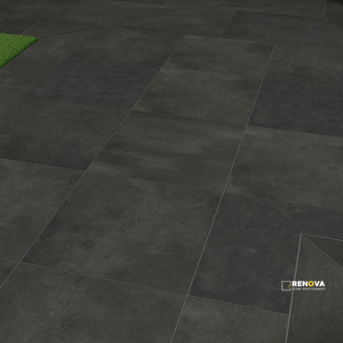 ARTERRA PAVER CEMENTIQUE GRAPHITE 24X24X2CM ( 8 SF PER BOX ) - 3