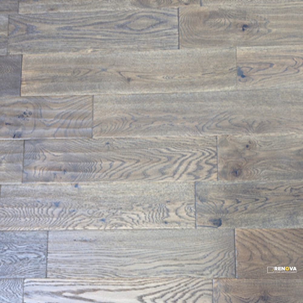 OAK HANDSCRAPED WIRE BRUSHED 5" - SOLID - CRESTWOOD - 3