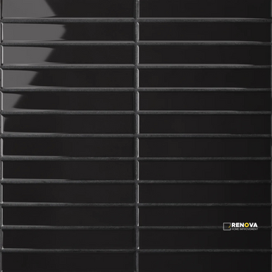 LE CAFE GLOSS STRAIGHT STACK MOSAIC 1" X 6"