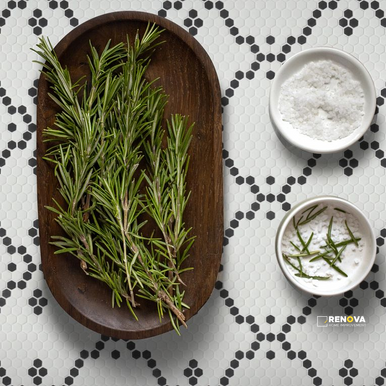 GEOMETRO 2.0 GLASS MATTE HEXAGON MOSAIC 13" X 13" - 10