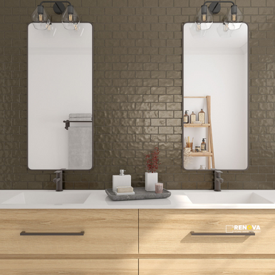 ARTEZEN GLOSSY BRICK JOINT MOSAIC 2X4 - 12X12 - 5