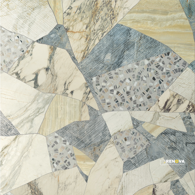 CROSSVILLE MARBLIQUE 24X48 BLENDED DECO UNPOLISHED