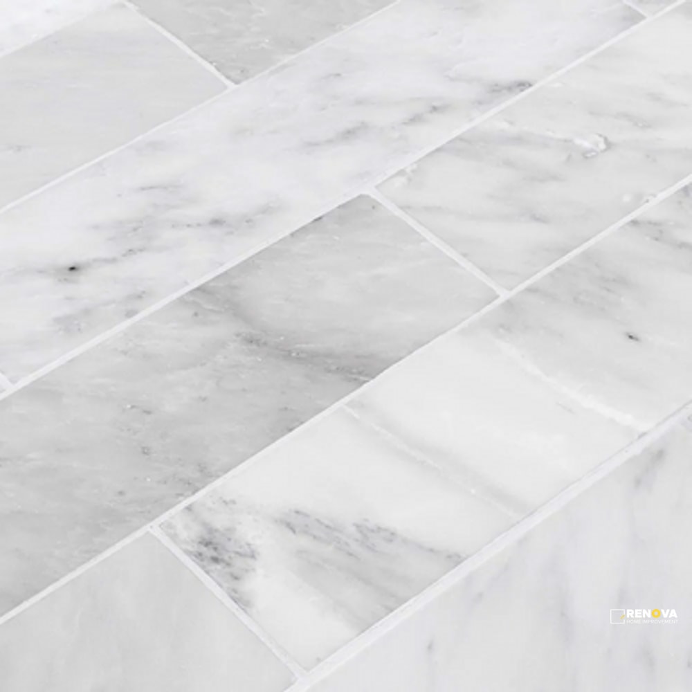 CHAPTER 15 - STATUARIO BRUSHED FIELD TILE 3" X 12"