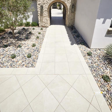 FUTURA BEIGE ANTI-SLIP PORCELAIN PAVERS 2CM 24" X 24" - 4