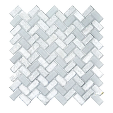 AUKLAND 5/8" HERRINGBONE MOSAIC 11" X 10.625" - SA990069 - SA990069 - 2