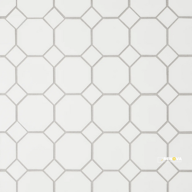 LE CAFE MATTE OCTAGON WHITE MOSAIC - 2