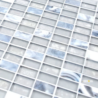 AUKLAND 5/8" STACK BRICK BLEND MOSAIC 12.25" X 12.25" - SA990068 - SA990068 - 3