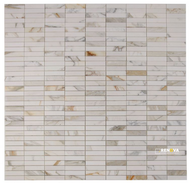 SLOT CALACATTA MOSAIC 11.75" X 11.75" - 3