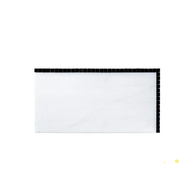 CHAPTER 18 - ROTUNDA NERO MARQUINA SAINT PAUL MOSAIC ON 6-3/8" X 12-3/8" - 2