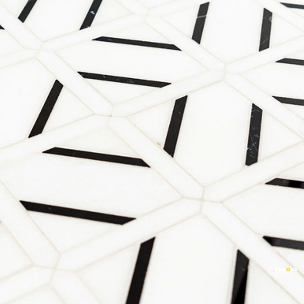 AVANT NERO MARQUINA MOSAIC 12.875" X 12.875" - SA72084 - SA72084 - 5