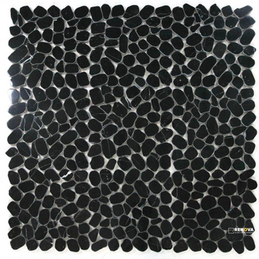 RIVER STONE MARQUINA MOSAIC 12" X 12" - 4