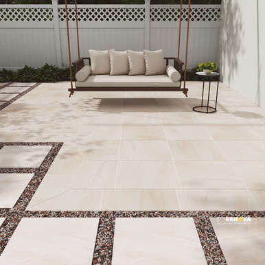 ARTERRA PAVER PRAIA CREMA 24X24X2CM ( 8 SF PER BOX ) - 2