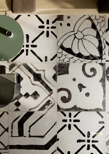 RIGGIOLE BIANCO MIX 12" X 12" - 3