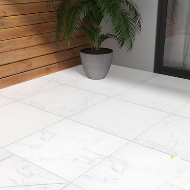 ARTERRA PAVER PRAIA CARRARA 24X24X2CM ( 8 SF PER BOX ) - 2