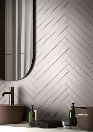 BRICKSTONE WHITE 2X18 MATTE ( 8 SF PER BOX ) - 4