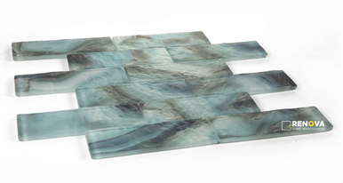 ART ONYX OCEAN MOSAIC 11.75" X 11.75" - 4
