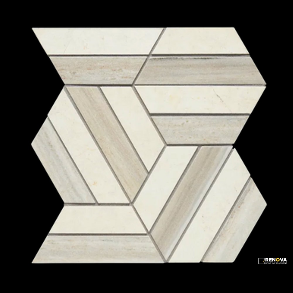 CREMA/SKY HONED PRISM MOSAIC - 2
