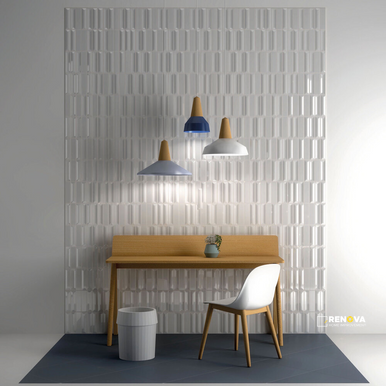 FLAUTI GLOSS MOSAIC 2" X 8" ON 12" X 16" MESH - STATIL1374 - 8