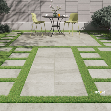ARTERRA PAVER ARGENTO TRAVERTINO 24X24X2CM ( 8 SF PER BOX ) - 3