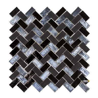 WAIMEA 5/8" HERRINGBONE MOSAIC 11" X 10.625" - SA990093 - SA990093 - 2