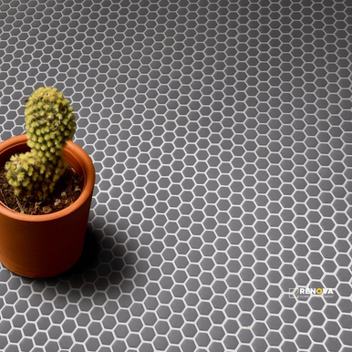 GEOMETRO 2.0 GLASS MATTE HEXAGON MOSAIC 12" X 12"
