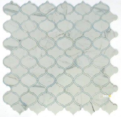ALICE PRECIOUS BLUE MOSAIC 11.5" X 12" - 2