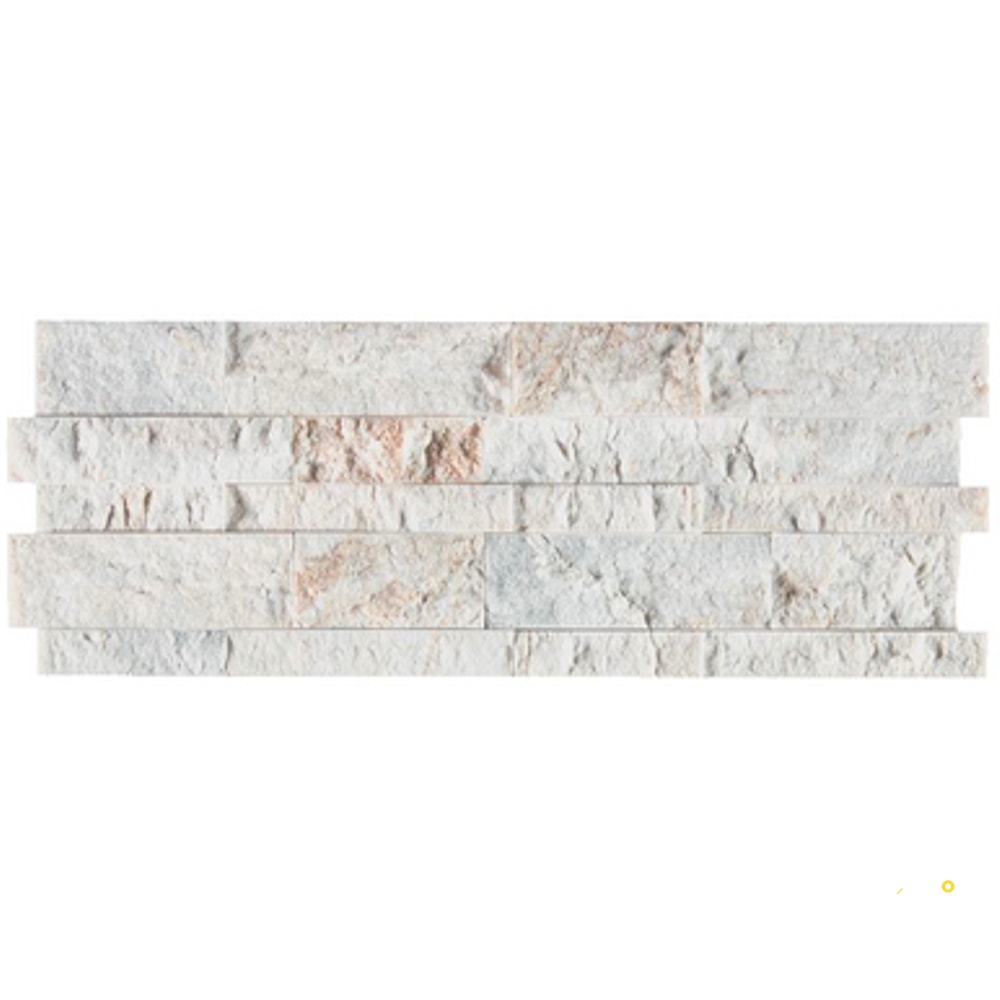 CALACATTA UMBER 3D SPLIT FACE MOSAIC 7-3/16" X 19-5/8" - 3