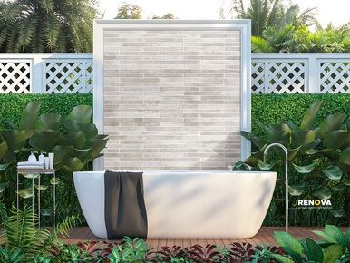 BRICKSTONE IVORY 2X18 MATTE ( 8 SF PER BOX ) - 3