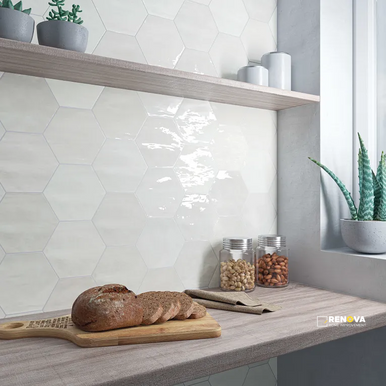 SPARK GLOSSY HEXAGON 6" X 7" - 4