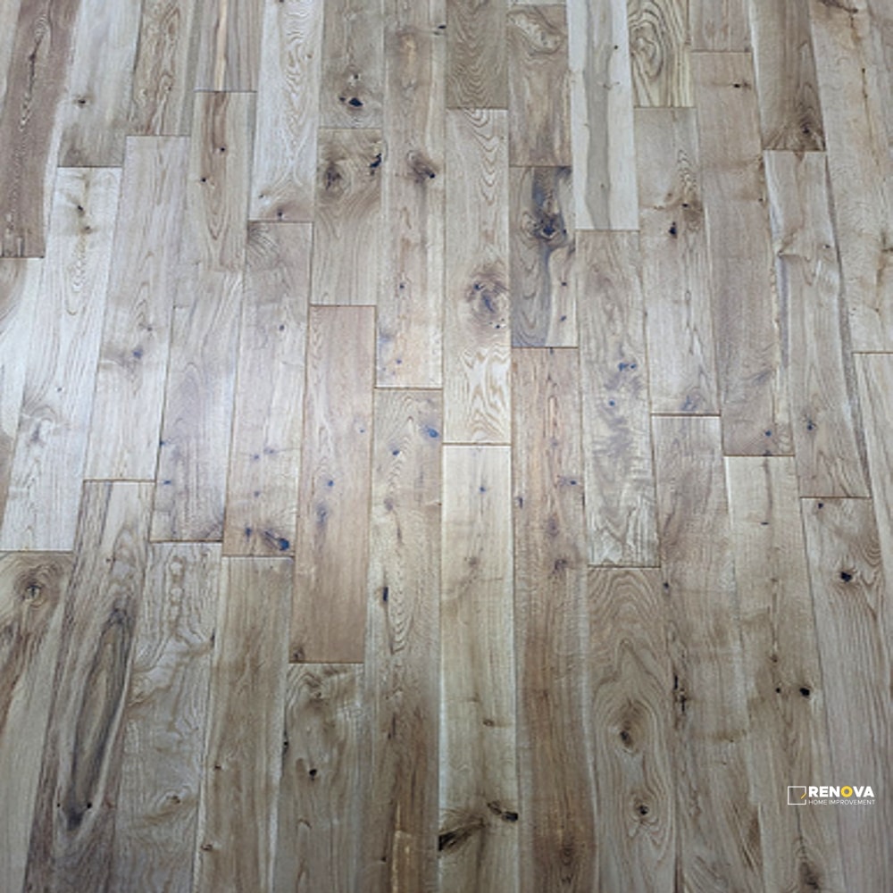 OAK WIRE BRUSHED GROUP 2 3-1/2" - SOLID - CRESTWOOD - 5