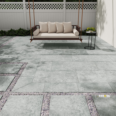 ARTERRA LEGIONS PAVER LUNAR SILVER 24X48 ( 8 SF PER BOX ) - 4