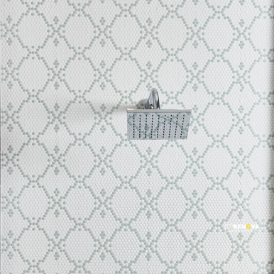 GEOMETRO 2.0 GLASS MATTE HEXAGON MOSAIC 13" X 13" - 11