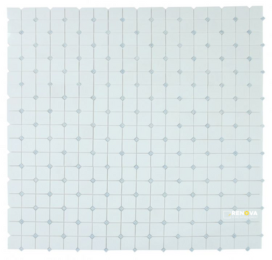CLIPPED CRYSTAL OCEAN MOSAIC 11.75" X 11.75" - 4